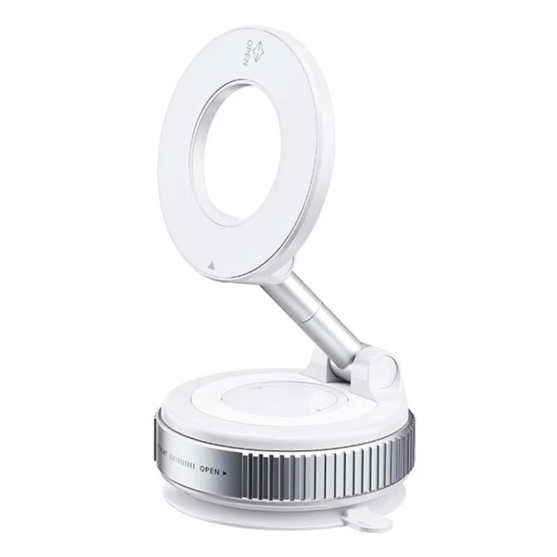 Vacuum Magnetic Car Phone Holder Mount Compatible With For Magsafe For iPhone 17 Pro MAX Universal Foldable 360°Adjustable Stand білий
Vacuum Magnetic Car Phone Holder Mount Compatible With For Magsafe For iPhone 17 Pro MAX Universal Foldable 360°Adjustable Stand білий
