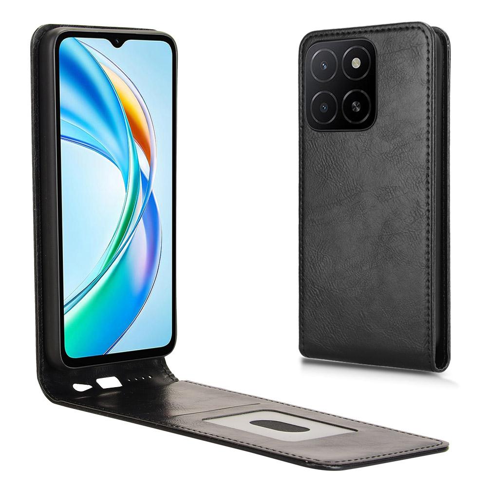 Чехол для Honor X5b/X5b Plus с отделением для карт, магнитный вертикальный откидной кожаный чехол для телефона Black
Чехол для Honor X5b/X5b Plus с отделением для карт, магнитный вертикальный откидной кожаный чехол для телефона Black