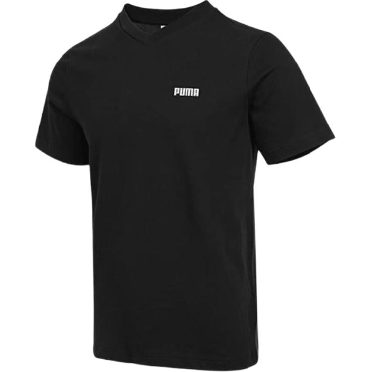 Puma Small Logo V-Neck Tee Men Tops 692999-01 M
Puma Small Logo V-Neck Tee Men Tops 692999-01 M