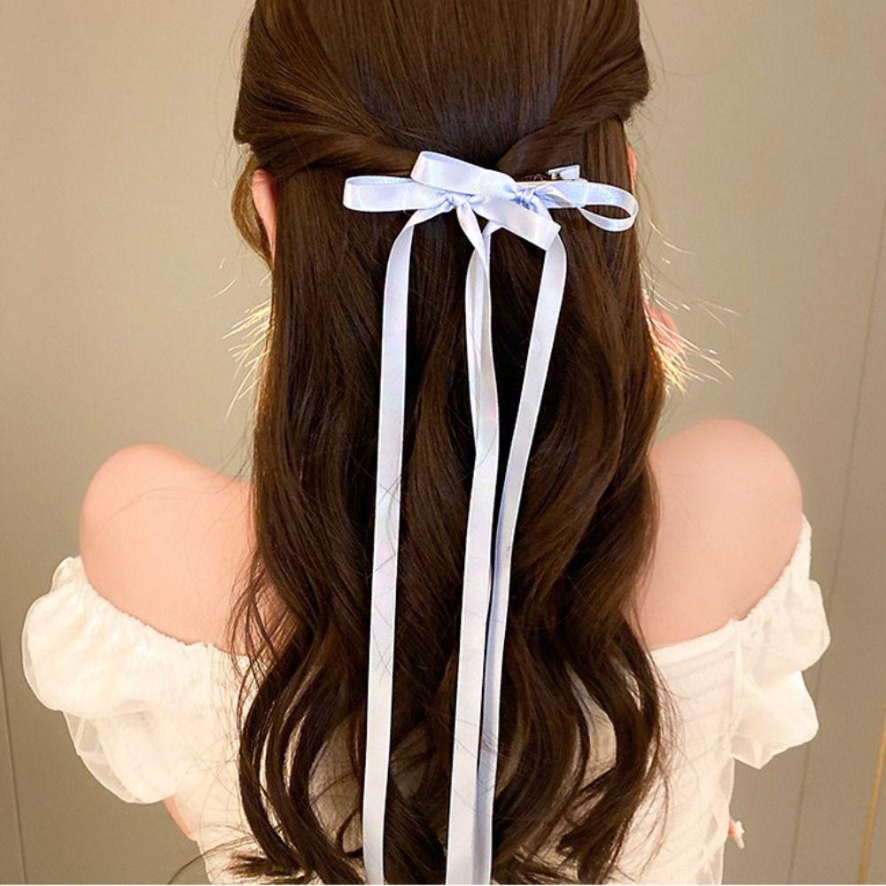 Длинная кисточка Balletcore Bow Hairpin Barrettes Bowknot Hair Clip Sweet Student светло-розовый
Длинная кисточка Balletcore Bow Hairpin Barrettes Bowknot Hair Clip Sweet Student светло-розовый