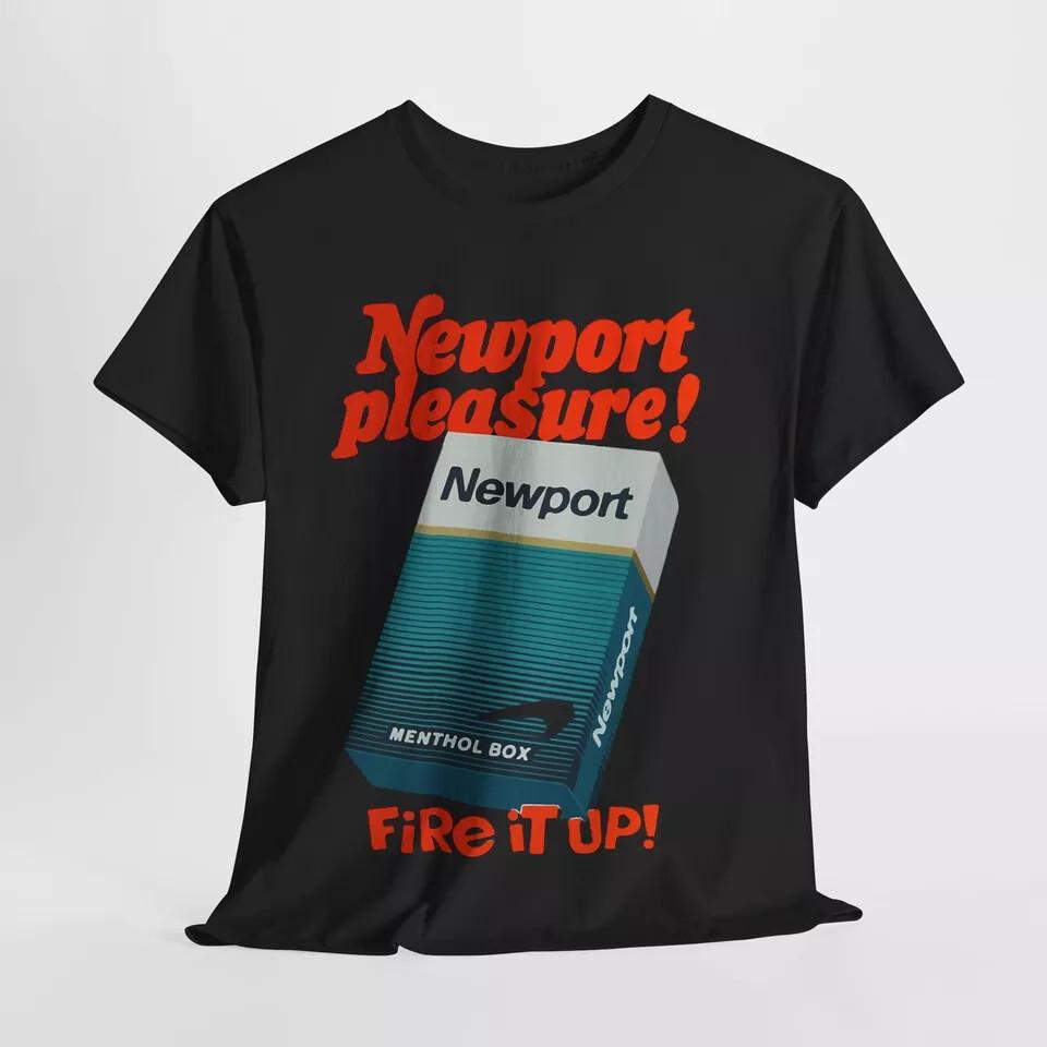Футболка Newport с графикой постера сигарет Menthol Унисекс Тяжелый Хлопок Футболка Унисекс S
Футболка Newport с графикой постера сигарет Menthol Унисекс Тяжелый Хлопок Футболка Унисекс S