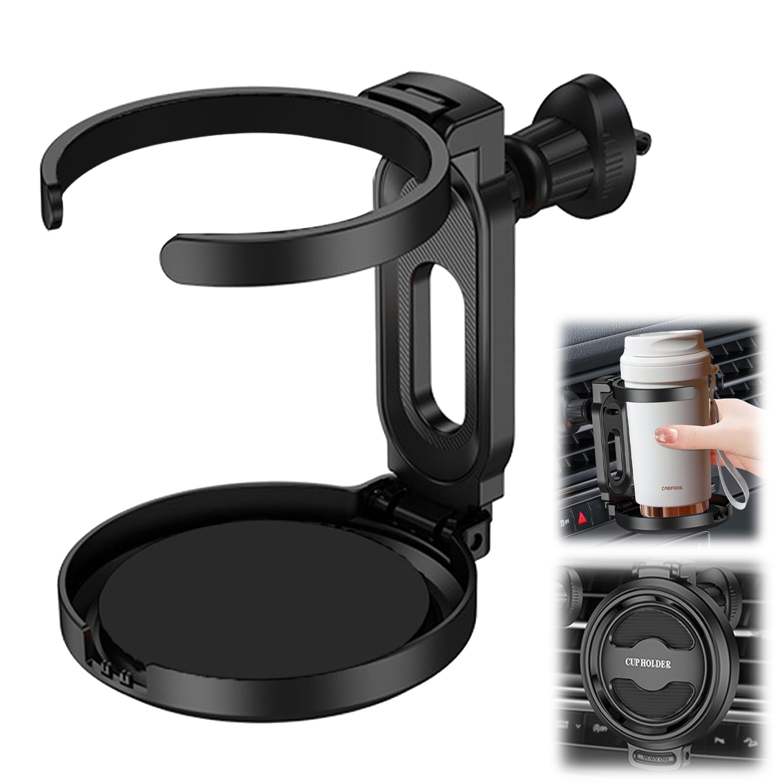 TokTech Car Drink Holder, Car Cup Holder, Universal Type, For Air Conditioning Vent, Foldable, чёрный
TokTech Car Drink Holder, Car Cup Holder, Universal Type, For Air Conditioning Vent, Foldable, чёрный