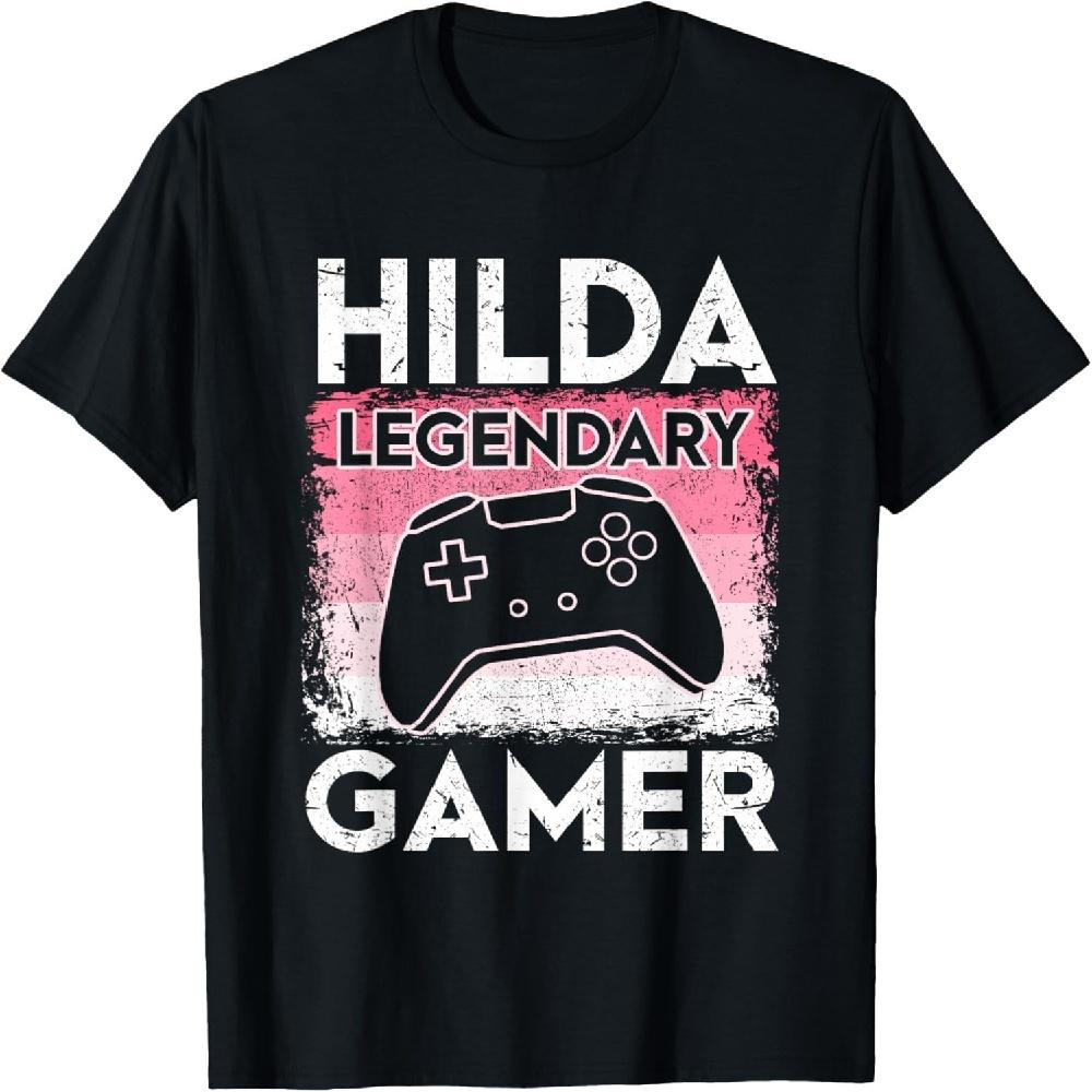 Gaming Personalized Name Hilda Legendary Gamer Girl T-Shirt XXXXXL чорний
Gaming Personalized Name Hilda Legendary Gamer Girl T-Shirt XXXXXL чорний