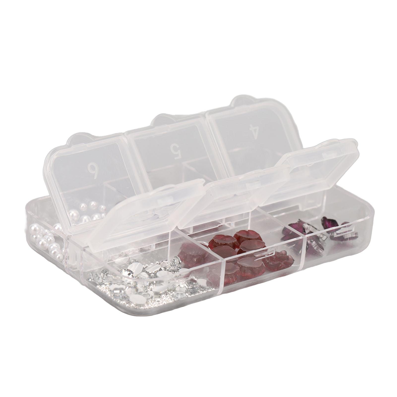 Dark Red Butterfly Nail Charms Glittering 3D Flower Portable Nail Charms with 6 Grid Storage Box
Dark Red Butterfly Nail Charms Glittering 3D Flower Portable Nail Charms with 6 Grid Storage Box