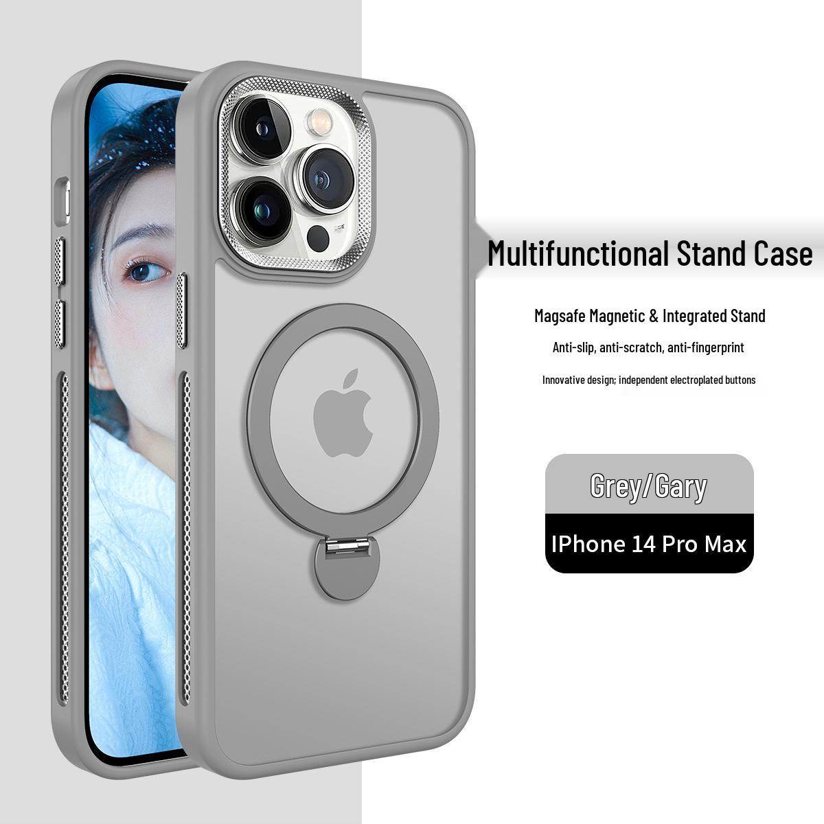 iPhone 17 Pro Max 360° Magnetic Stand Case with Heat Dissipation & Full-Coverage Anti-Drop Protection iPhone 17 Pro сірий колір
iPhone 17 Pro Max 360° Magnetic Stand Case with Heat Dissipation & Full-Coverage Anti-Drop Protection iPhone 17 Pro сірий колір