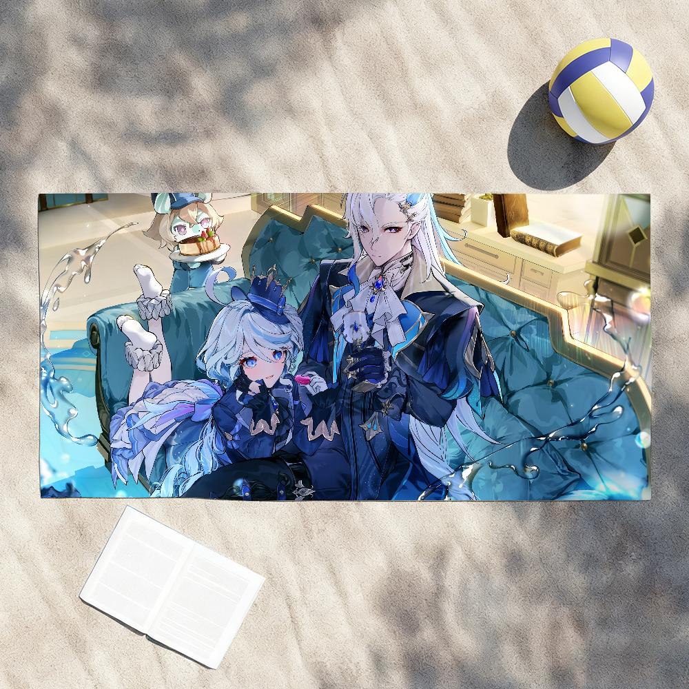 Game Genshin Impact Neuvillette Furina Towel Shower Sauna Travel Spa Quick Dry Gym Accessories Soft Large Beach Towels W30*H60(CM)
Game Genshin Impact Neuvillette Furina Towel Shower Sauna Travel Spa Quick Dry Gym Accessories Soft Large Beach Towels W30*H60(CM)