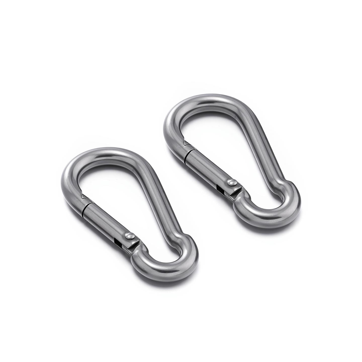 2pcs/pack Stainless Steel M4 M5 M6 M7 Multifunctional Spring Snap Hook Outdoor Carabiner Keychain Tourist Hooks Fishing Buckle
2pcs/pack Stainless Steel M4 M5 M6 M7 Multifunctional Spring Snap Hook Outdoor Carabiner Keychain Tourist Hooks Fishing Buckle