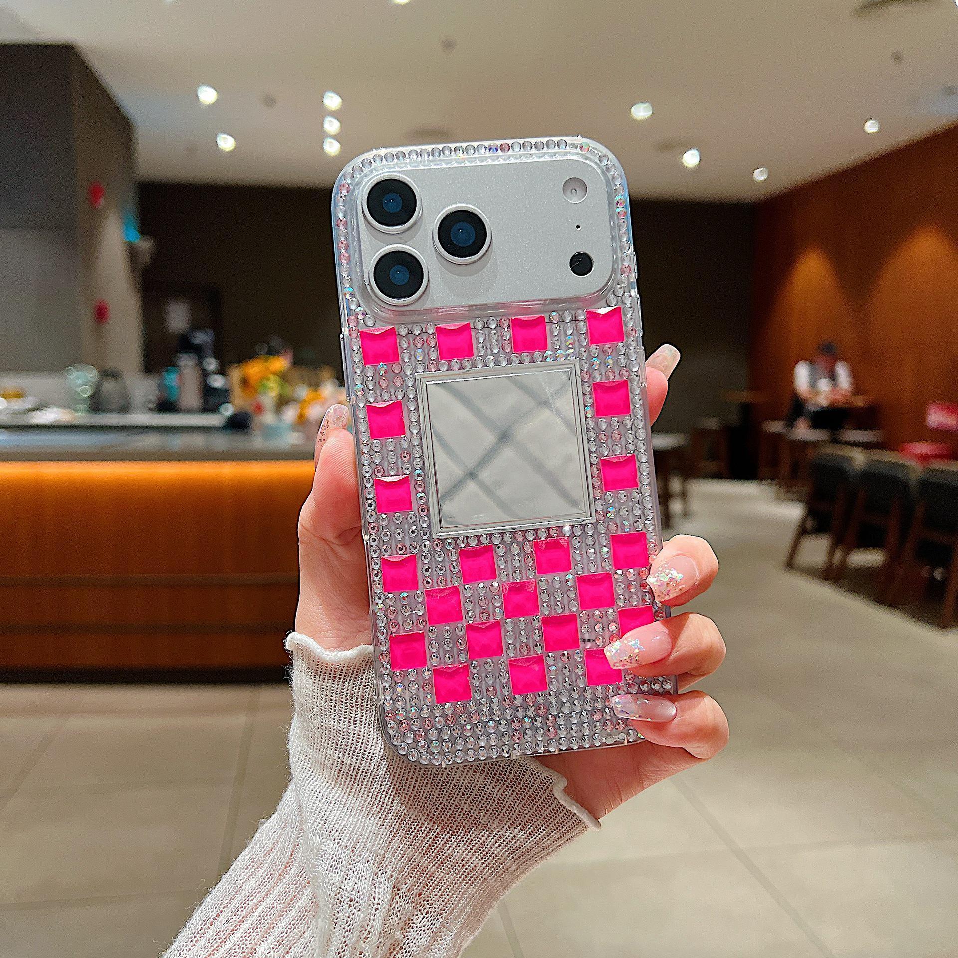 Handmade Diamond Mirror iPhone Case for iPhone 11-17 Series iPhone 17 Pro Max рожевий червоний колір
Handmade Diamond Mirror iPhone Case for iPhone 11-17 Series iPhone 17 Pro Max рожевий червоний колір