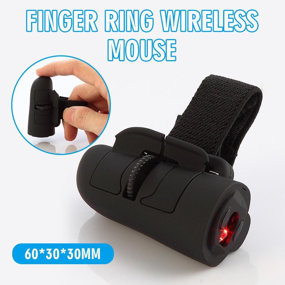 Lvye Mini Finger Ring Беспроводная мышь 2.4G USB-приемник для ноутбука Настольный ПК