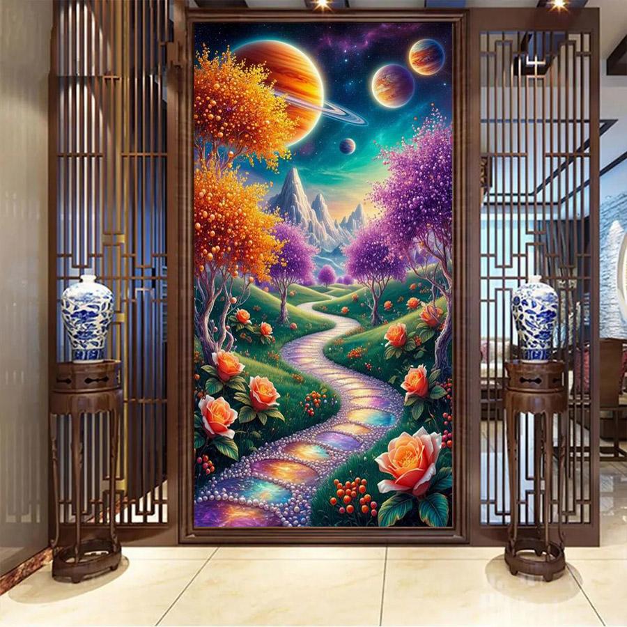 Colorful Forest Large Size Diamond Painting Diy Full Square Round Drill Rhinestone Embroidery Scenery Mosaic Cross Stitch Kits Wall Decor Round drill 30x60cm
Colorful Forest Large Size Diamond Painting Diy Full Square Round Drill Rhinestone Embroidery Scenery Mosaic Cross Stitch Kits Wall Decor Round drill 30x60cm