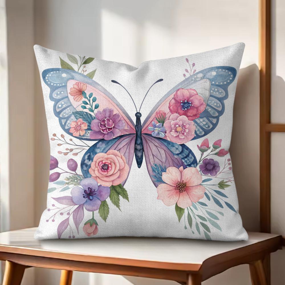 Watercolor butterflyflower Cushion Cover Natural Linen Organic Fabric DoubleSided Printing Couch Pillow Covers Home Decor 30x30cm
Watercolor butterflyflower Cushion Cover Natural Linen Organic Fabric DoubleSided Printing Couch Pillow Covers Home Decor 30x30cm