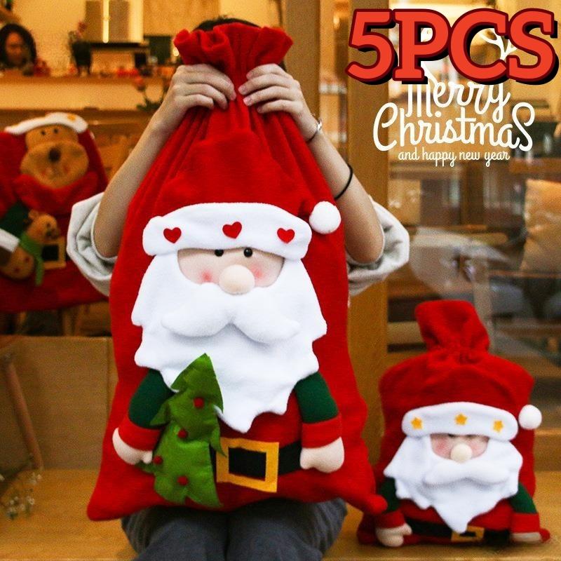 5PCS Christmas Gift Bag Gift Large Cloth Bag INS Creative Christmas Bag Christmas Back Cloth Packaging Accessories Sock Bags 1PC
5PCS Christmas Gift Bag Gift Large Cloth Bag INS Creative Christmas Bag Christmas Back Cloth Packaging Accessories Sock Bags 1PC