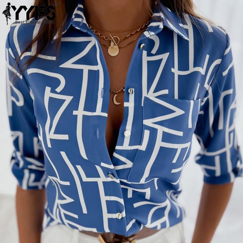 YYFS женские модные повседневные весенне-осенние блузки и рубашки-поло с длинными рукавами и воротником-стойкой 
YYFS женские модные повседневные весенне-осенние блузки и рубашки-поло с длинными рукавами и воротником-стойкой