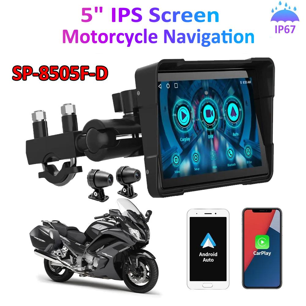 5-дюймовый IPS-экран навигации для мотоцикла (Сенсорный экран), GPS-навигация, 2024, Carplay, Android auto, водонепроницаемость IP67, двойной Bluetooth
5-дюймовый IPS-экран навигации для мотоцикла (Сенсорный экран), GPS-навигация, 2024, Carplay, Android auto, водонепроницаемость IP67, двойной Bluetooth