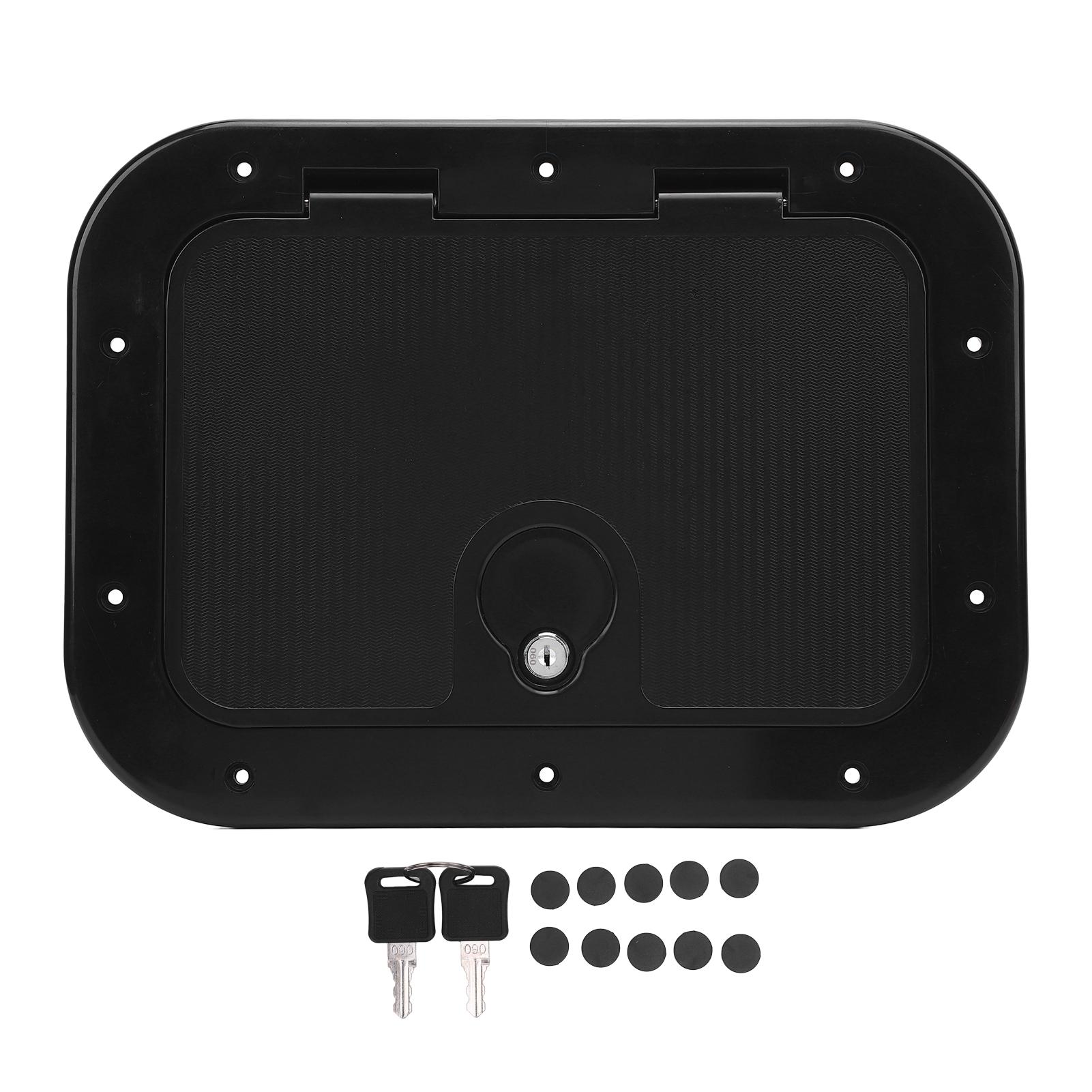 Boat Hatch Cover 12 X 8 Inch Weatherproof Deck Access Hatch with Safety Lock and Key for RVs Yachts
Boat Hatch Cover 12 X 8 Inch Weatherproof Deck Access Hatch with Safety Lock and Key for RVs Yachts