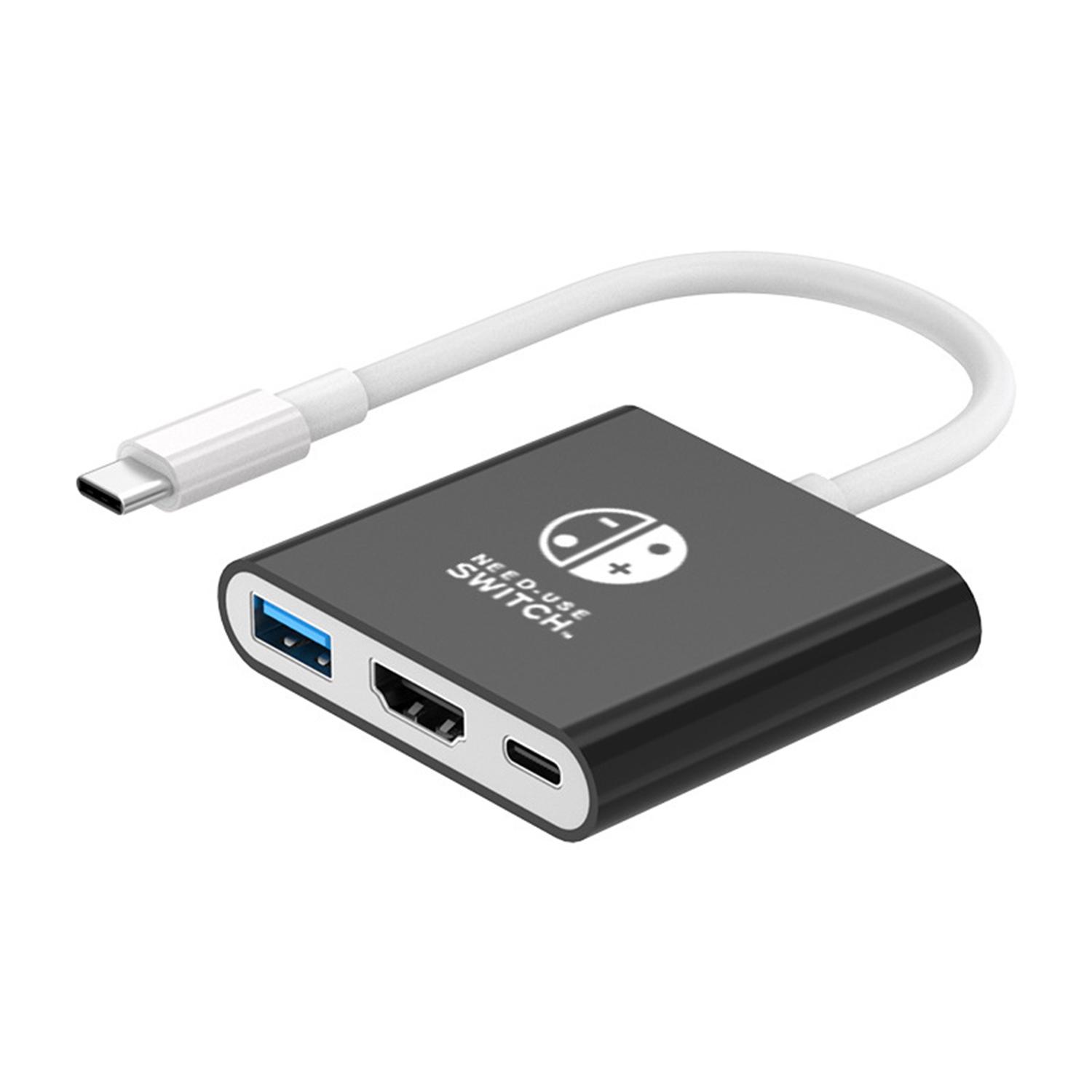 3-in-1 Portable TUTI Adapter Docking Station with HDMI USB 3.0 Charging Port for Switch TV Console Gaming Devices
3-in-1 Portable TUTI Adapter Docking Station with HDMI USB 3.0 Charging Port for Switch TV Console Gaming Devices