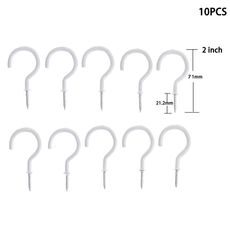 10 шт. вешалка для кружек, крючки для чашек, сверхмощные ввинчивающиеся потолочные крючки для чашек L
10 шт. вешалка для кружек, крючки для чашек, сверхмощные ввинчивающиеся потолочные крючки для чашек L