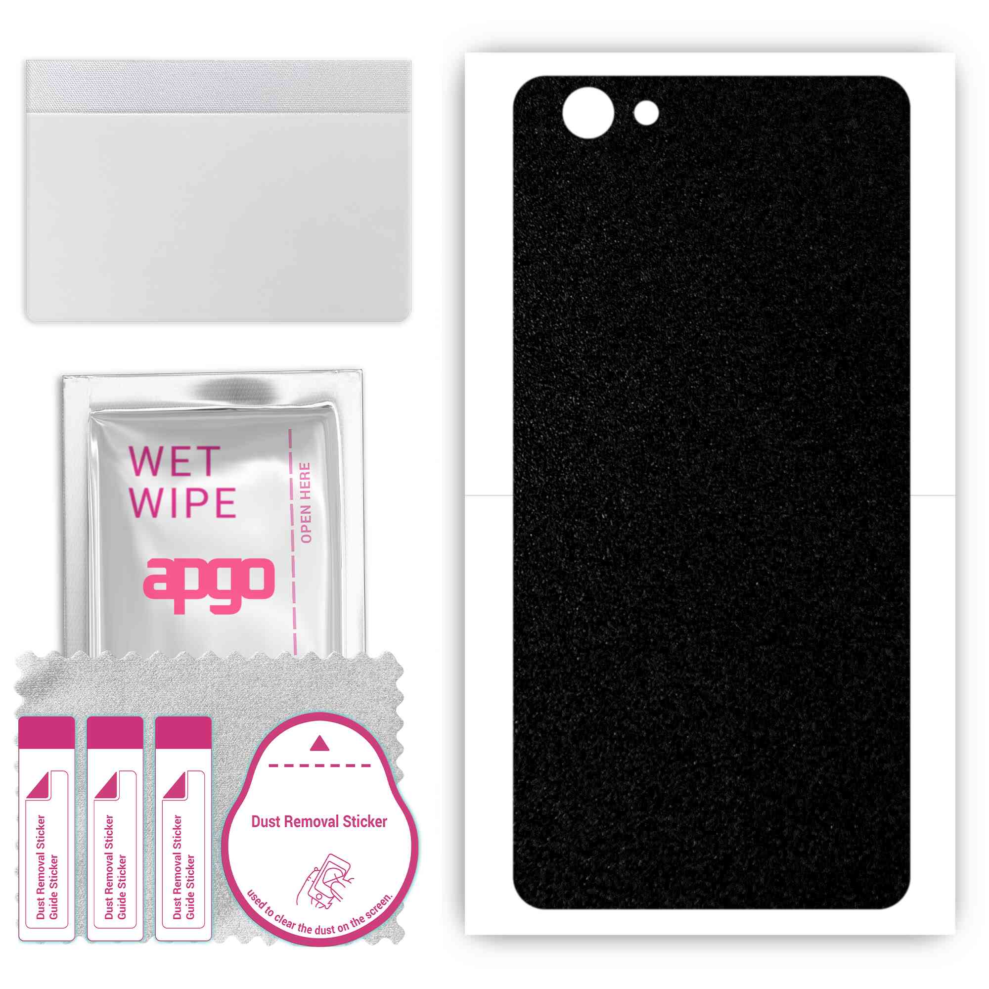 apgo Protective Skin Sticker for the back compatible with Kruger&Matz Live 4, Wrap Film, Foil, Vinyl - Pattern Matte Black
apgo Protective Skin Sticker for the back compatible with Kruger&Matz Live 4, Wrap Film, Foil, Vinyl - Pattern Matte Black