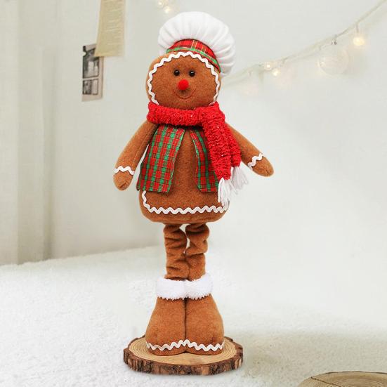 Yousheng Gingerbread Man Plush Toy Stuffed Gingerbread Man Christmas Decoration Standing Gingerbread Man Doll with Retractable Legs Gift for Kids
Yousheng Gingerbread Man Plush Toy Stuffed Gingerbread Man Christmas Decoration Standing Gingerbread Man Doll with Retractable Legs Gift for Kids