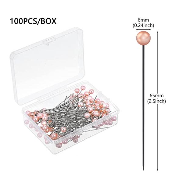 100PCS Bouquet Pins Pearl Corsage Crystal Diamond Head Pins 65MM Straight Head Pins for DIY Wedding Crafts Jewelry Decoration
100PCS Bouquet Pins Pearl Corsage Crystal Diamond Head Pins 65MM Straight Head Pins for DIY Wedding Crafts Jewelry Decoration