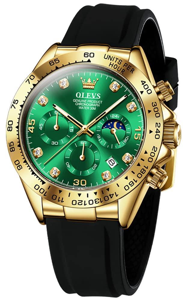 OLEVS Men s Watch, Cool Analog Quartz Arm Clock, Moon Phase Stopwatch, Crystal, Waterproof, Luminous, Date…
OLEVS Men s Watch, Cool Analog Quartz Arm Clock, Moon Phase Stopwatch, Crystal, Waterproof, Luminous, Date…