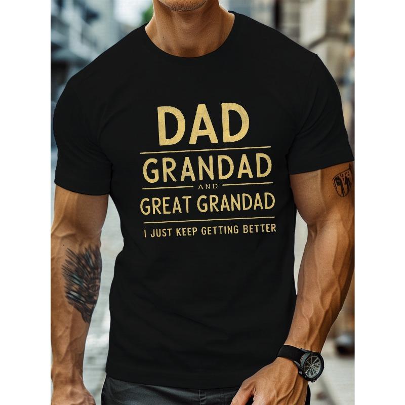 European Size Family Generation, Father, Grandfather, Great Grandfather, Men s Casual Crew Neck Short Sleeve T-Shirt, Summer, Plus Size 4XL чорний
European Size Family Generation, Father, Grandfather, Great Grandfather, Men s Casual Crew Neck Short Sleeve T-Shirt, Summer, Plus Size 4XL чорний