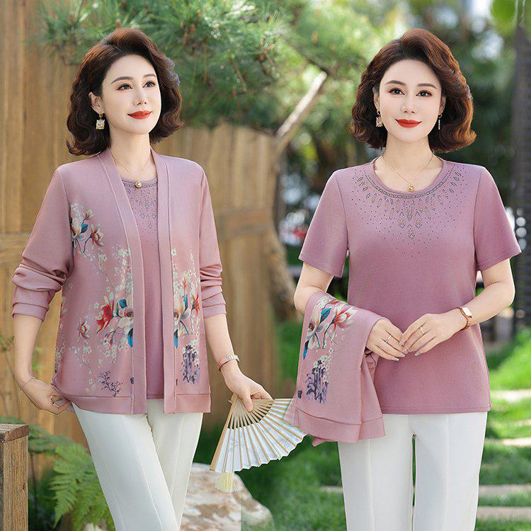 Chic Floral Embroidery Cardigan Set for Middle-Aged & Elderly Women - Spring/Summer Collection 4XL фиолетовый
Chic Floral Embroidery Cardigan Set for Middle-Aged & Elderly Women - Spring/Summer Collection 4XL фиолетовый