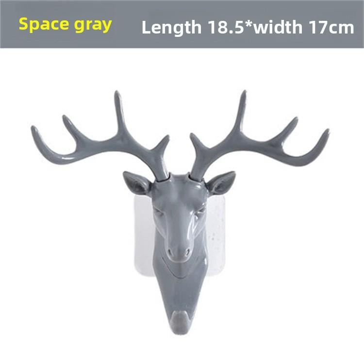 Украшение для дома Настенный крючок в виде оленя Размер 18,5 см*17 см серый
Украшение для дома Настенный крючок в виде оленя Размер 18,5 см*17 см серый