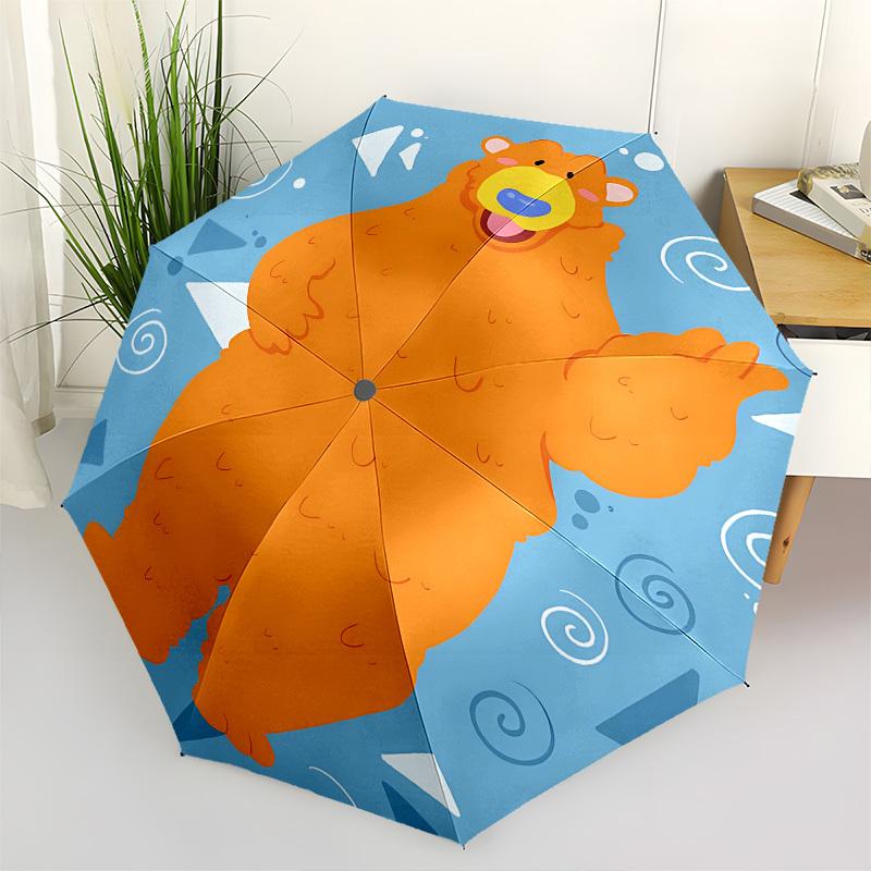 Bear in the Big Blue House Automatic Folding Umbrella Compact 8 rib Design,Unique Style,Suitable for Everyday Outdoor Use,Perfect Gift
Bear in the Big Blue House Automatic Folding Umbrella Compact 8 rib Design,Unique Style,Suitable for Everyday Outdoor Use,Perfect Gift
