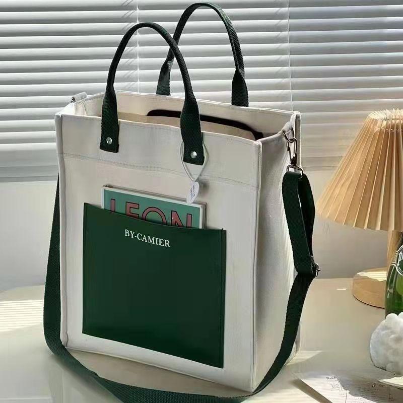 Minimalist Stylish Canvas Tote Bag Large Capacity Outdoor Travel Casual Shoulder Crossbody Bag Fashiable Daily Commute Handbag зелений
Minimalist Stylish Canvas Tote Bag Large Capacity Outdoor Travel Casual Shoulder Crossbody Bag Fashiable Daily Commute Handbag зелений
