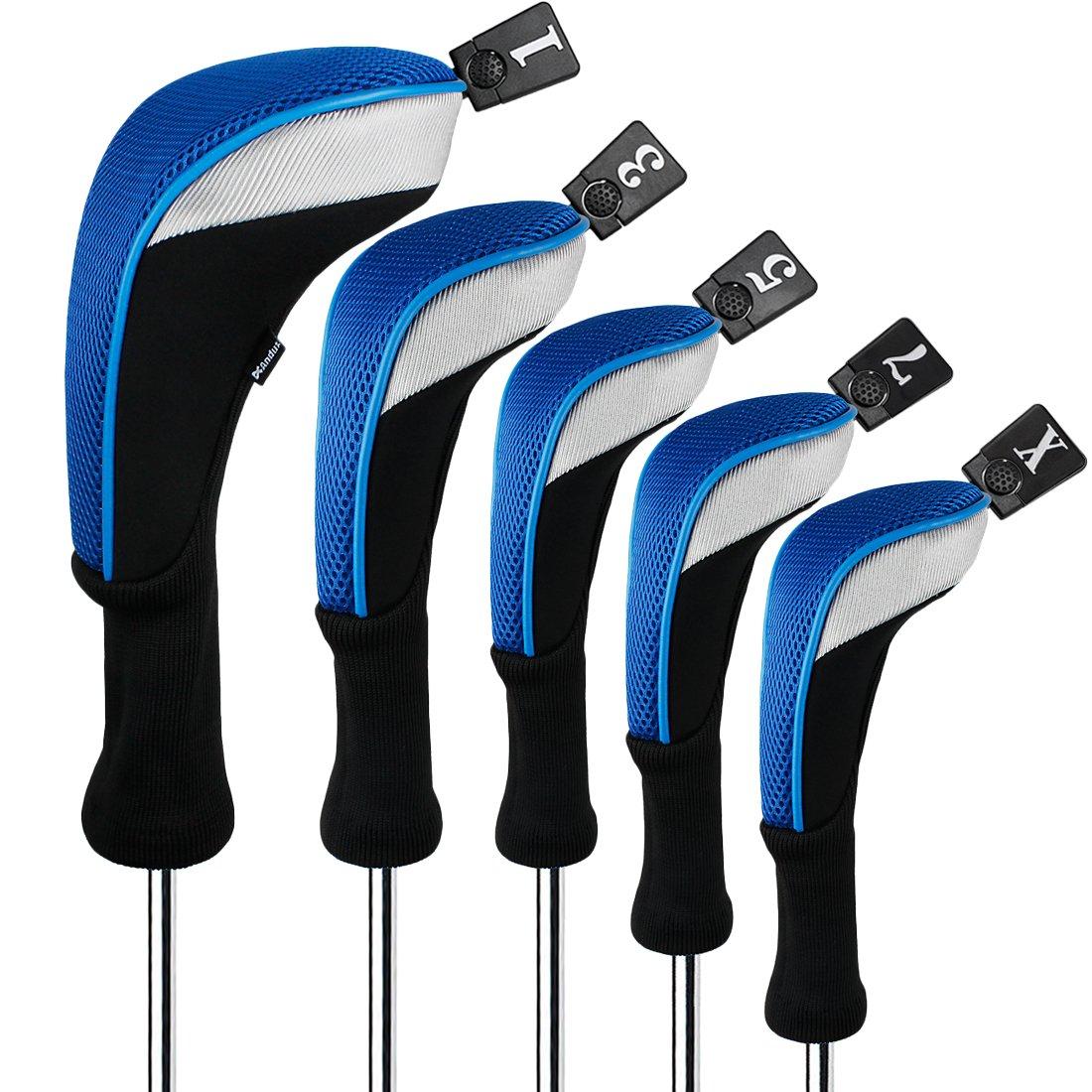Andux Golf Wood Driver Head Cover Long Neck Set of 5 460cc Compatible MT/MG34 (Blue) синій
Andux Golf Wood Driver Head Cover Long Neck Set of 5 460cc Compatible MT/MG34 (Blue) синій