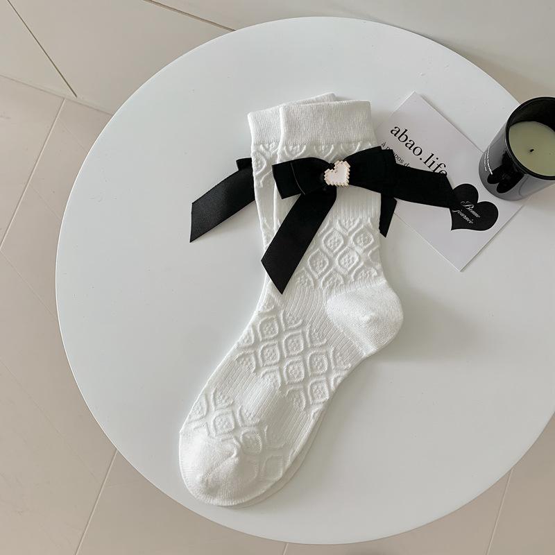 24Lolita Socks Women S Love Jewelry Handmade Bow Tube Socks Spring And Summer Black And White Stacking Socks One size fits all белый
24Lolita Socks Women S Love Jewelry Handmade Bow Tube Socks Spring And Summer Black And White Stacking Socks One size fits all белый