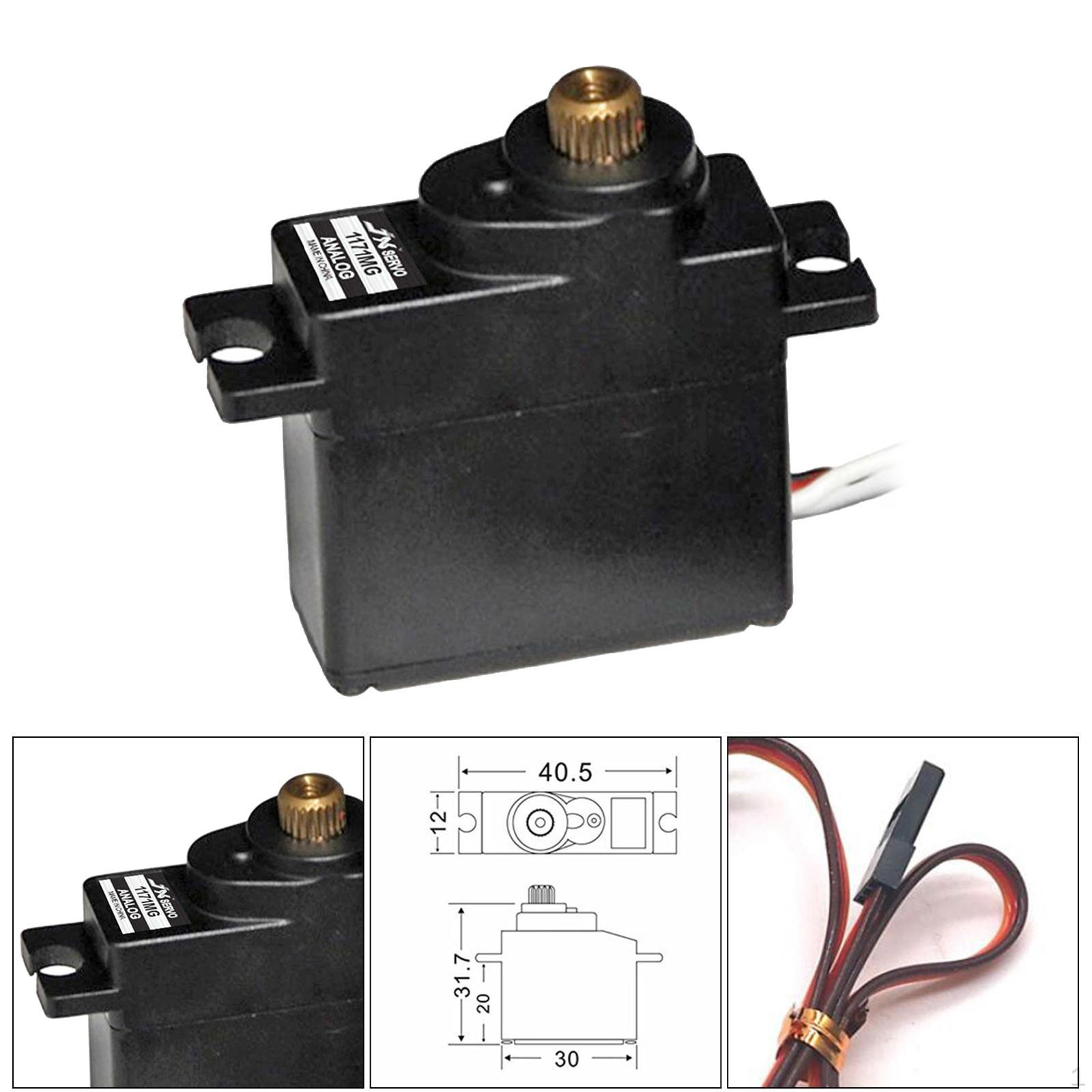 Upgraded PS-1171MG High Analog Servo 3.5Kg Large for Arm Helicopter Replacement Accessories
Upgraded PS-1171MG High Analog Servo 3.5Kg Large for Arm Helicopter Replacement Accessories