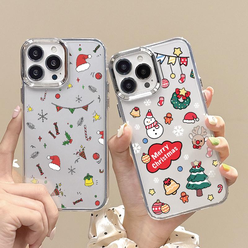 Electroplating Lens Frame Clear Phone Case for iPhone 16 15 Pro 14 Plus 13 12 Pro Max 11 Cartoon Christmas Pattern Tpu Soft Slim Cover iPhone 16
Electroplating Lens Frame Clear Phone Case for iPhone 16 15 Pro 14 Plus 13 12 Pro Max 11 Cartoon Christmas Pattern Tpu Soft Slim Cover iPhone 16