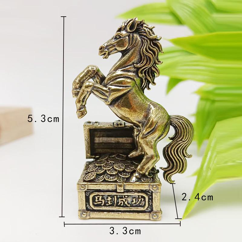 1pcs Zodiac Horse Statue Ornament Gifts Brass Horse Feng Shui Horse Figurine Miniatures Crafts Office Home Decoration Accessory 4XL
1pcs Zodiac Horse Statue Ornament Gifts Brass Horse Feng Shui Horse Figurine Miniatures Crafts Office Home Decoration Accessory 4XL