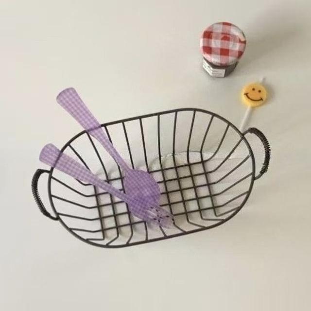 Korean Vintage Iron Fruit Basket Snack Blue Tea Table Hollow Out Storage Blue Drain Basket Holder Container Bowl Kitchen Storage
Korean Vintage Iron Fruit Basket Snack Blue Tea Table Hollow Out Storage Blue Drain Basket Holder Container Bowl Kitchen Storage