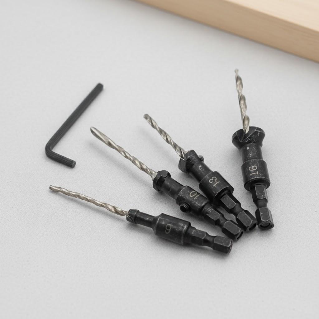 4Pcs Hex Handle Countersink Drill Bit Set for Woodworking Chamfering and Screw Head Opening Tools
4Pcs Hex Handle Countersink Drill Bit Set for Woodworking Chamfering and Screw Head Opening Tools