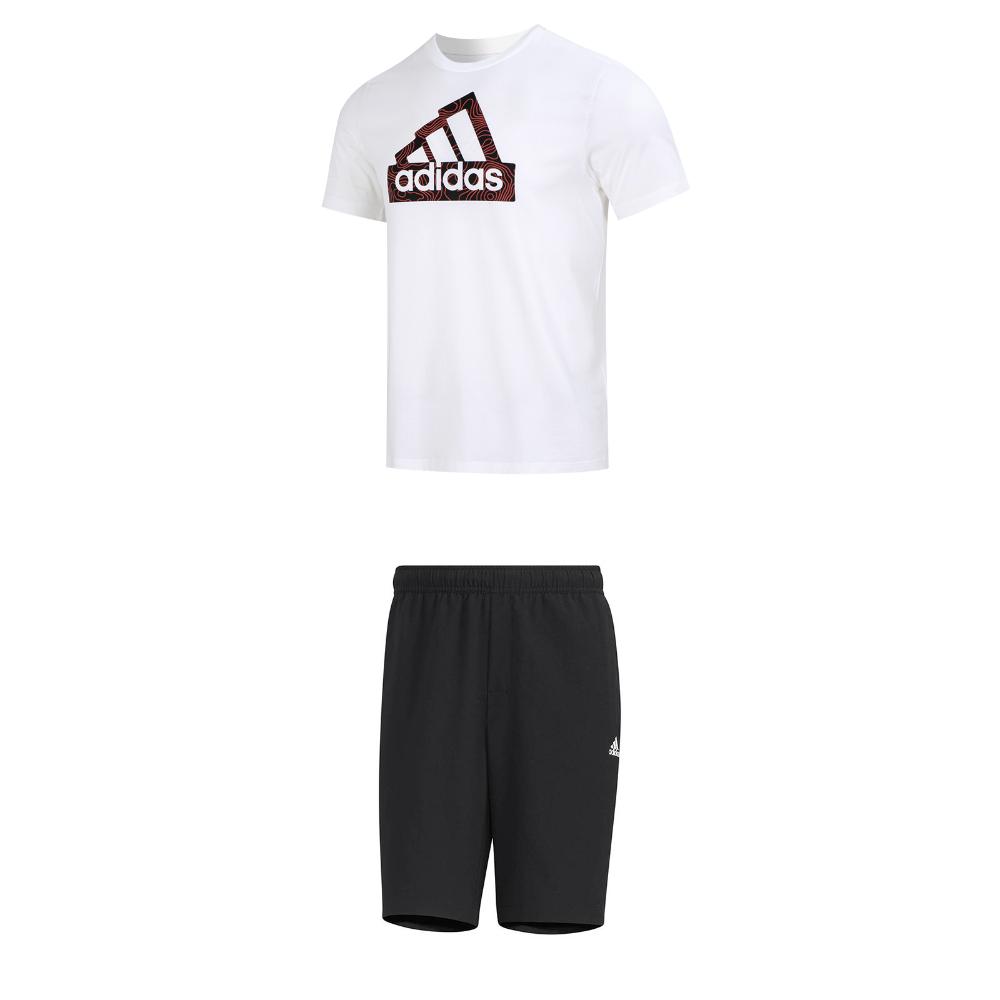 Adidas Comfortable Crew Neck Pullover Short Sleeve T-Shirt Running Training Breathable Five-Point Shorts Casual Sports Set Men sets HR2997+HE7405 L
Adidas Comfortable Crew Neck Pullover Short Sleeve T-Shirt Running Training Breathable Five-Point Shorts Casual Sports Set Men sets HR2997+HE7405 L