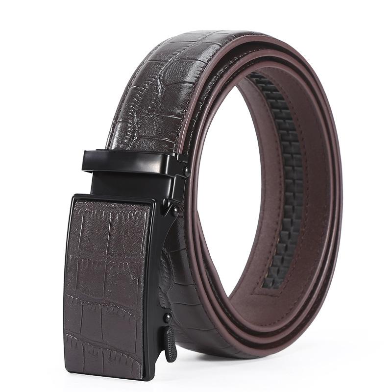 Ремень мужской с двухниточным ремнем с крокодиловым узором, кожаный ремень с автоматической пряжкой 120
Ремень мужской с двухниточным ремнем с крокодиловым узором, кожаный ремень с автоматической пряжкой 120