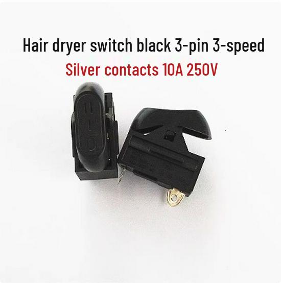 3-Speed High-Power Universal Hair Dryer Toggle Switch (RK2-336x6)
3-Speed High-Power Universal Hair Dryer Toggle Switch (RK2-336x6)