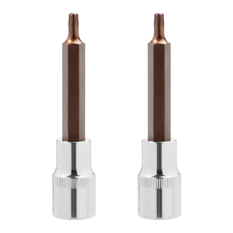 Aopin 1/2 inch bit socket T30, auto repair tools mechanical equipment, S2 steel bit, CR-V steel socket, 4 (100mm) length, 2 pieces
Aopin 1/2 inch bit socket T30, auto repair tools mechanical equipment, S2 steel bit, CR-V steel socket, 4 (100mm) length, 2 pieces