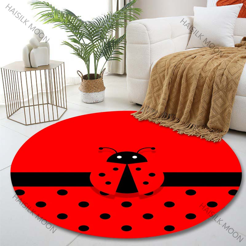 Multiple sizes Red circular ladybug design Print Round Carpet Living Room Bedroom Table Chair Sofa Decorative Carpet Diameter -60cm
Multiple sizes Red circular ladybug design Print Round Carpet Living Room Bedroom Table Chair Sofa Decorative Carpet Diameter -60cm