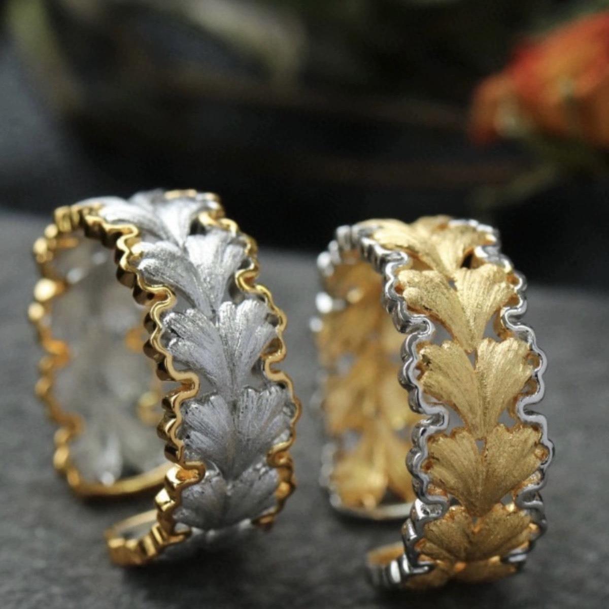 Brushed Light Luxury High Jewelry Brushed Color Electroplating Ginkgo Biloba Ring adjustable open ring серебряный
Brushed Light Luxury High Jewelry Brushed Color Electroplating Ginkgo Biloba Ring adjustable open ring серебряный