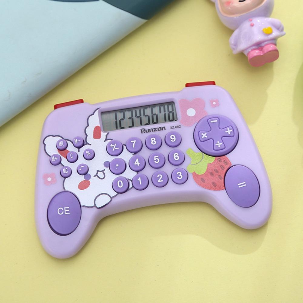 Silicone Button Gamepad Calculator Mini Electronic Calculator Student Stationery фіолетовий
Silicone Button Gamepad Calculator Mini Electronic Calculator Student Stationery фіолетовий