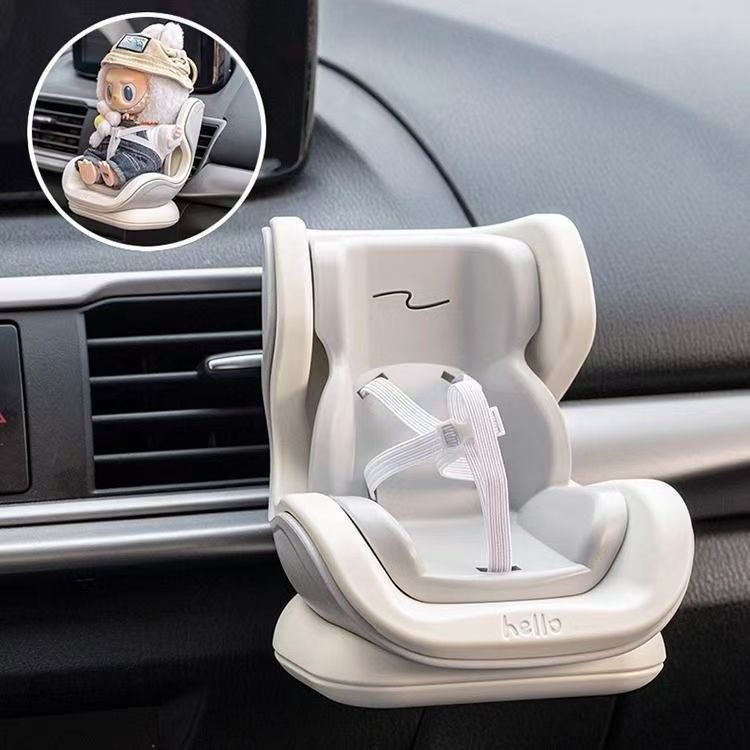 Suitable Labubu Mini Safety Seat Air Vent Car Ornament Cute Cartoon Decorative Toy Creative Accessory Gift Interiors for Kid Friendly Entertaining Fun No doll
Suitable Labubu Mini Safety Seat Air Vent Car Ornament Cute Cartoon Decorative Toy Creative Accessory Gift Interiors for Kid Friendly Entertaining Fun No doll