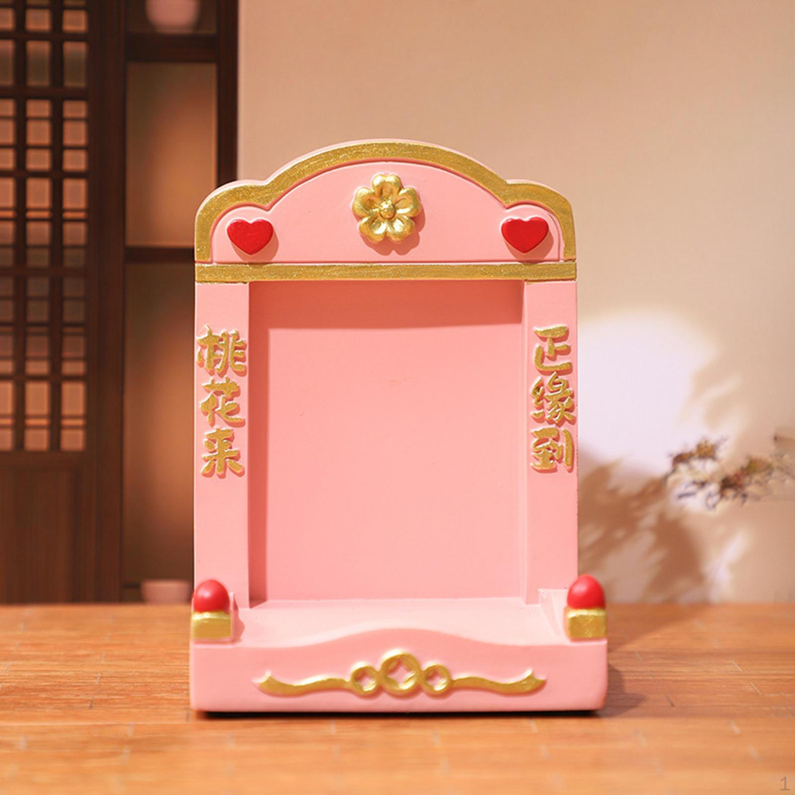 Inspired Mini Shrine Display Stand for Home Decor рожевий
Inspired Mini Shrine Display Stand for Home Decor рожевий
