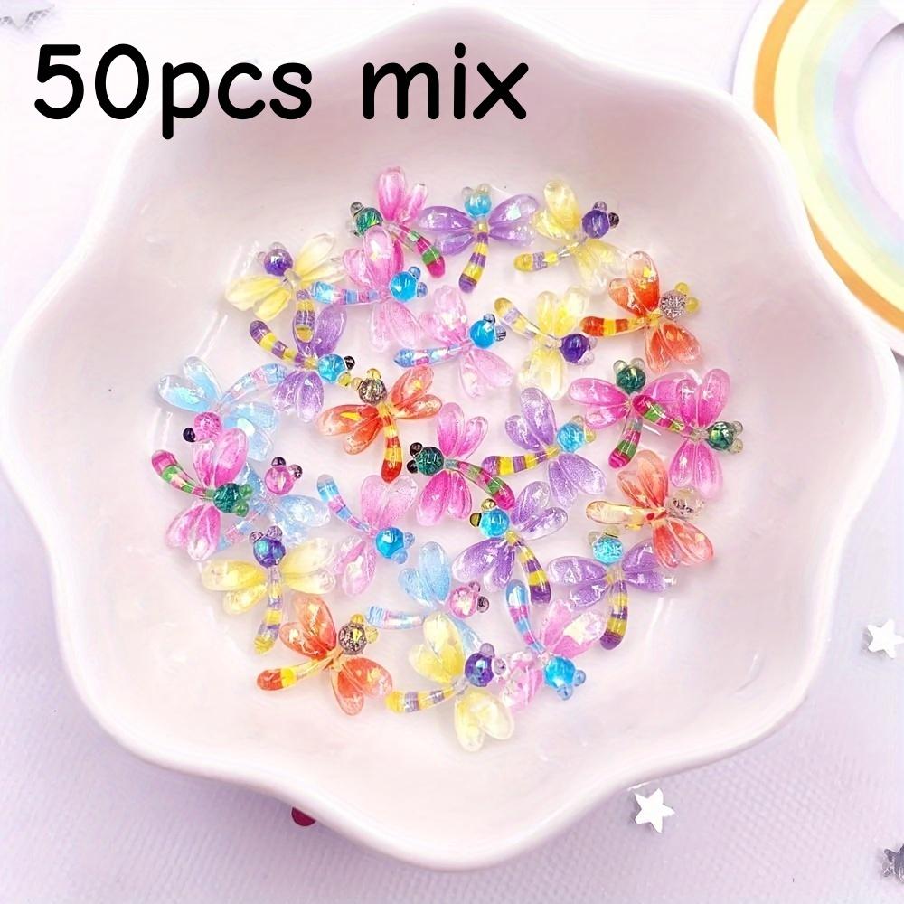 30 pieces of mixed color dragonfly resin sparkling flat back rhinestones - versatile and easy-to-use insect themed nail charm, u
30 pieces of mixed color dragonfly resin sparkling flat back rhinestones - versatile and easy-to-use insect themed nail charm, u
