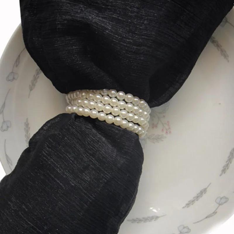 Engood 50Pcs 4Row Pearl Napkin Ring for Wedding Decoration Festival Holiday Party Napkin Holder Favor Adornment KM194 срібний
Engood 50Pcs 4Row Pearl Napkin Ring for Wedding Decoration Festival Holiday Party Napkin Holder Favor Adornment KM194 срібний
