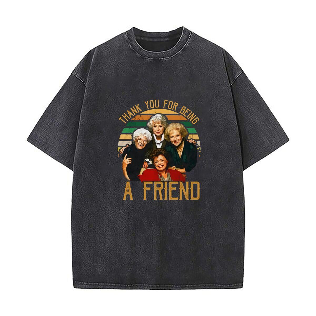 Thank You For Being A Friend design Mens Summer Tshirt Short Sleeve Loose Streetwear Short Sleeve Tops S
Thank You For Being A Friend design Mens Summer Tshirt Short Sleeve Loose Streetwear Short Sleeve Tops S