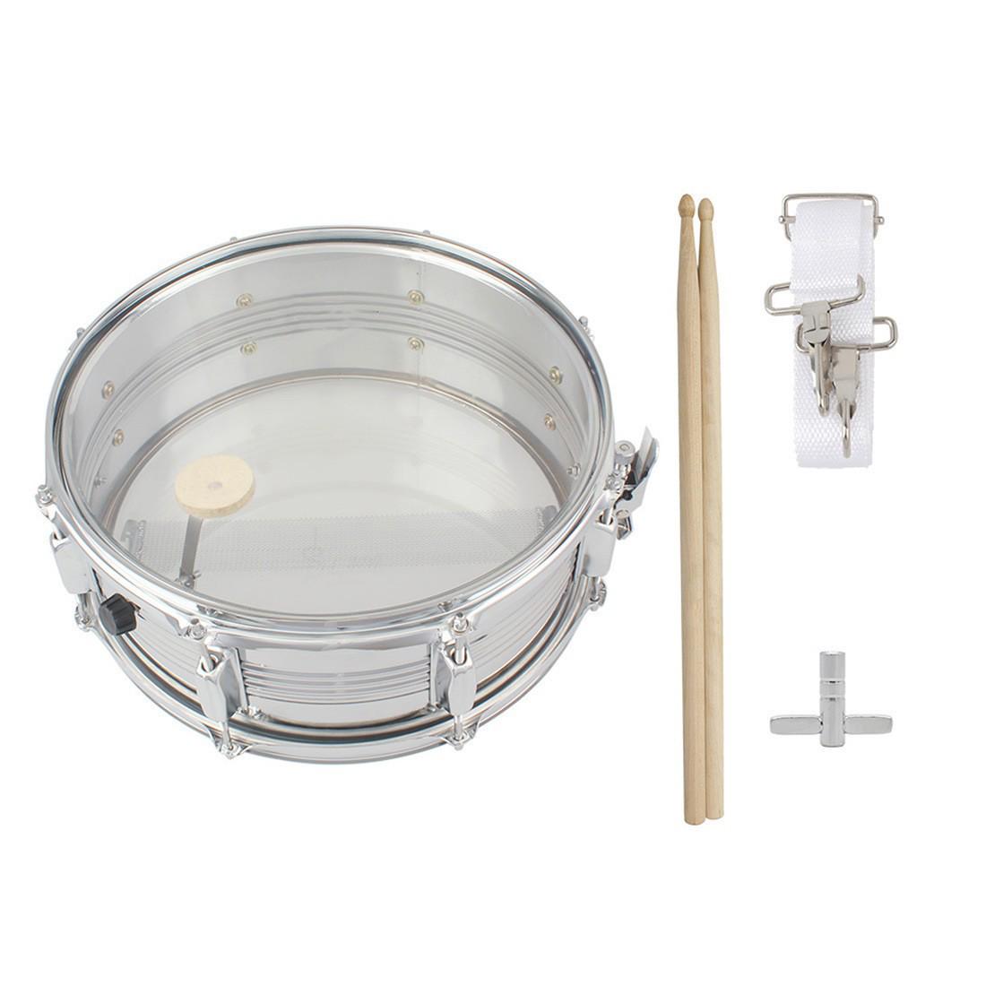 LADE 14 Transparent Drumhead Snare Drum - Professional Color Guard Marching Drum for Performance
LADE 14 Transparent Drumhead Snare Drum - Professional Color Guard Marching Drum for Performance